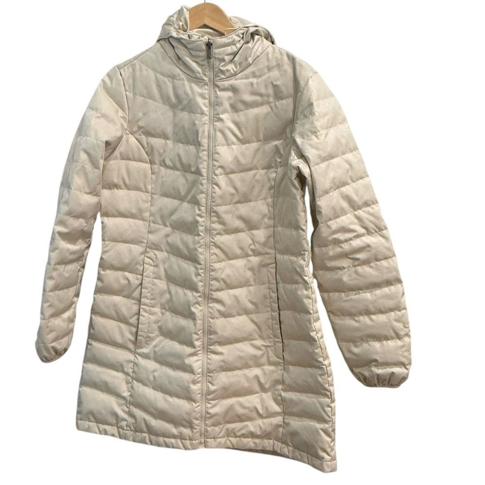 The North Face Hooded Zip Up Winter Puffer Jacket Coat. Pockets. XL. FLAW.
